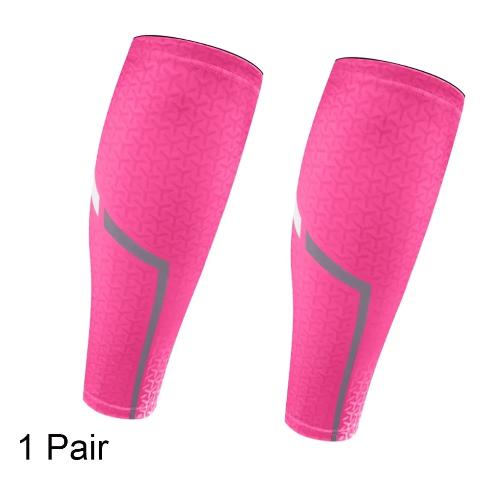 1Pair Calf Compression Sleeves Shin Splints Leg Warmers Basketball Gym Running Football Cycling Breathable Sport Equipment Socks - Sun Studio