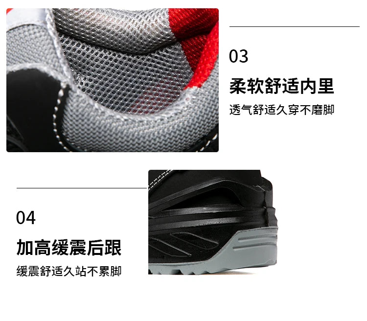 Summer Safety Shoes Men Construction Site Work Shoes Wear Resistant Anti Slip Breathable Sandals For Men Indestructible Shoes - Sun Studio