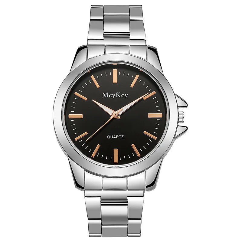 Men Watches Fashion British Style Business Stainless Steel Quartz Watch For Men Sports Wristwatch Relogio Masculino Hot - Sun Studio