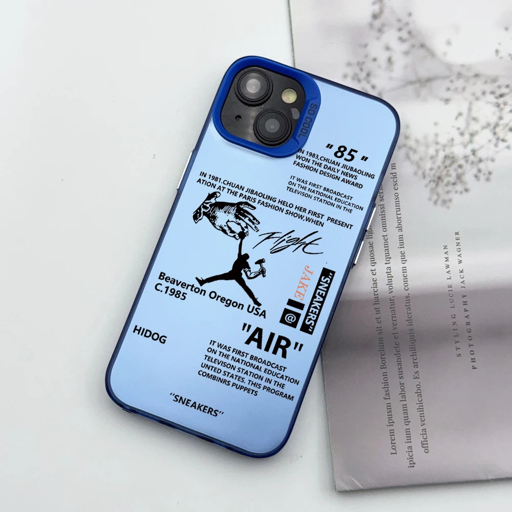 Tide ARI 85 Street sneakers White Phone Case For iPhone 11 12 13 14 15 Pro Max16 Plus Shockproof Hard Back Cover Fundas Capa off - Sun Studio
