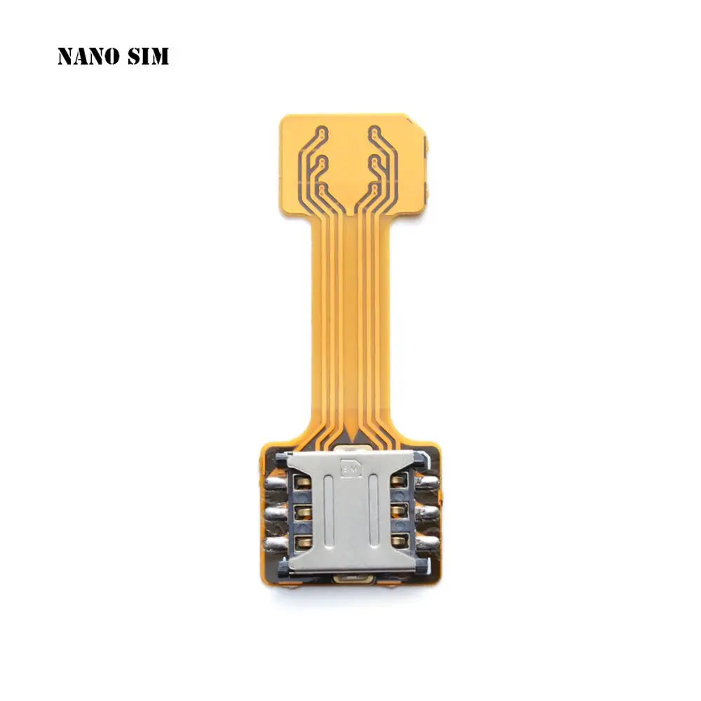 Universal TF Hybrid Sim Slot Dual SIM Card Adapter For DIY Micro SD Extender Nano Cato Android Phone All Dual SIM mobile phone - Sun Studio