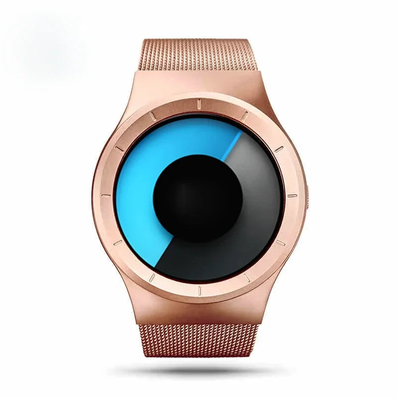 Relogios Masculino Creative Quartz Watches Men Fashion Brand Fashion Stainless steel Unisex Watch Clock Male female Designer - Sun Studio