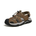 GOLDEN CAMEL Outdoor Men's Sandals Shock-absorbing Foam Brake Casual Shoes Slippers Beach Shoes for Hiking Fishing Breathable - Sun Studio