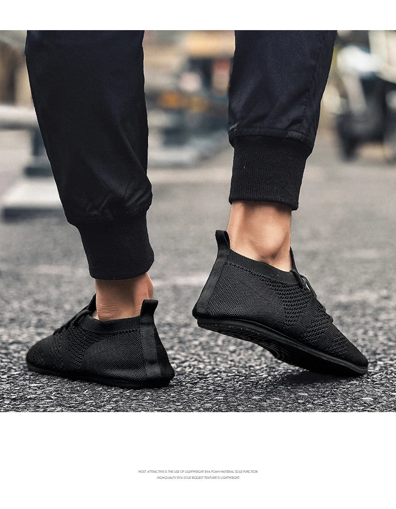 YRZL Mesh Loafers Men Driving Moccasins High Quality Flats Walking Shoes Breathable Non Slip Casual Loafers Summer Mens Shoes - Sun Studio