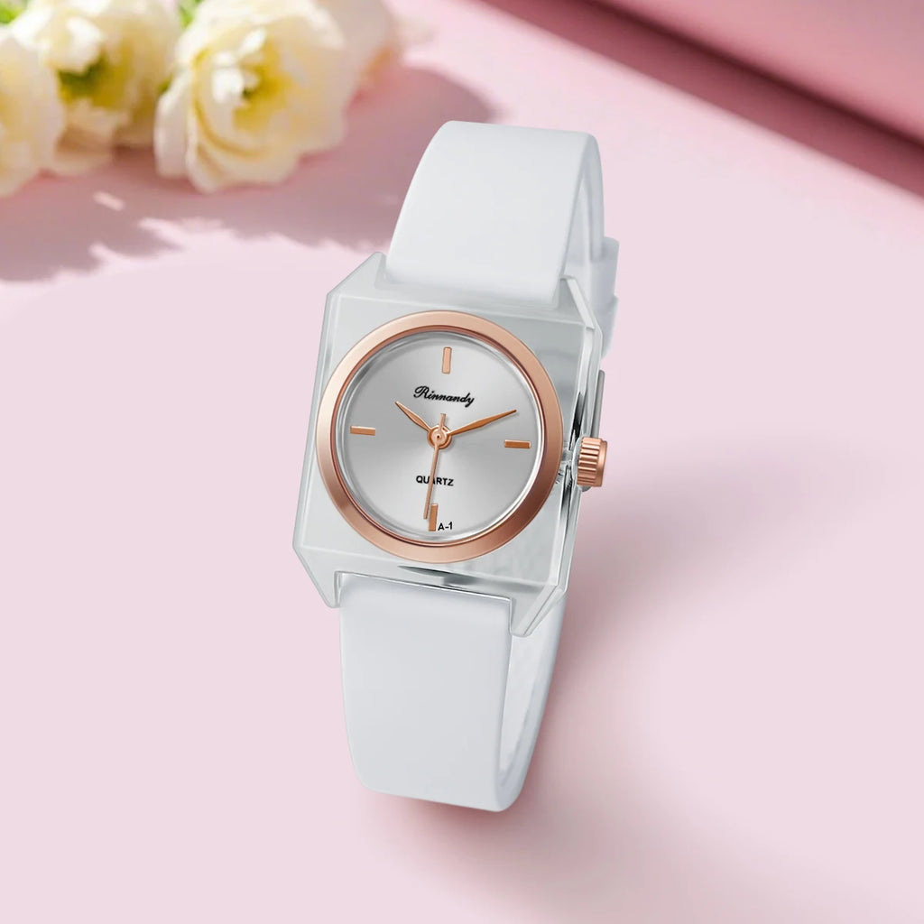 Simple Women‘s Watch Silicone Strap Watches Women Quartz Clock Ladies Wristwatch Christmas Festival Gift Valentine's Day - Sun Studio