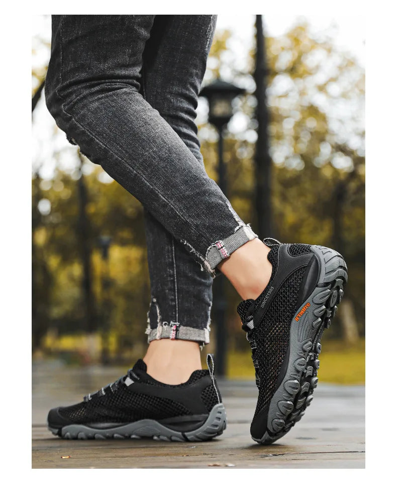 Paul 2026 New 571 Water Shoes Men's Casual Shoes Single Lace Youth Hollow Mesh Shoes Breathable Comfortable Fashionable - Sun Studio