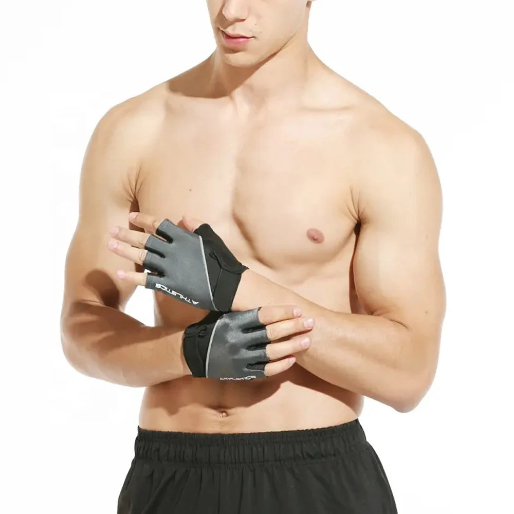 Gym Gloves for Men Women Fitness Weight Lifting Wristband Gloves Body Building Training Sports Exercise Cycling Glove Shockproof - Sun Studio