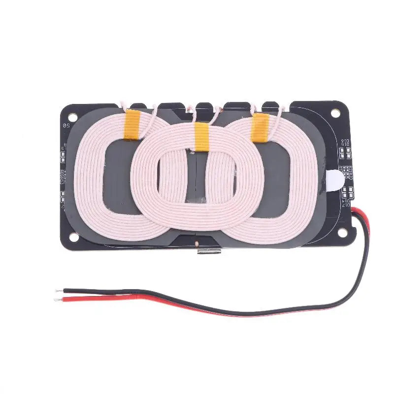 20W High-Capacity Wireless Charger for Car/Home Use; Includes Type-C Interface and 3-Coil DC9-32V Module - Sun Studio