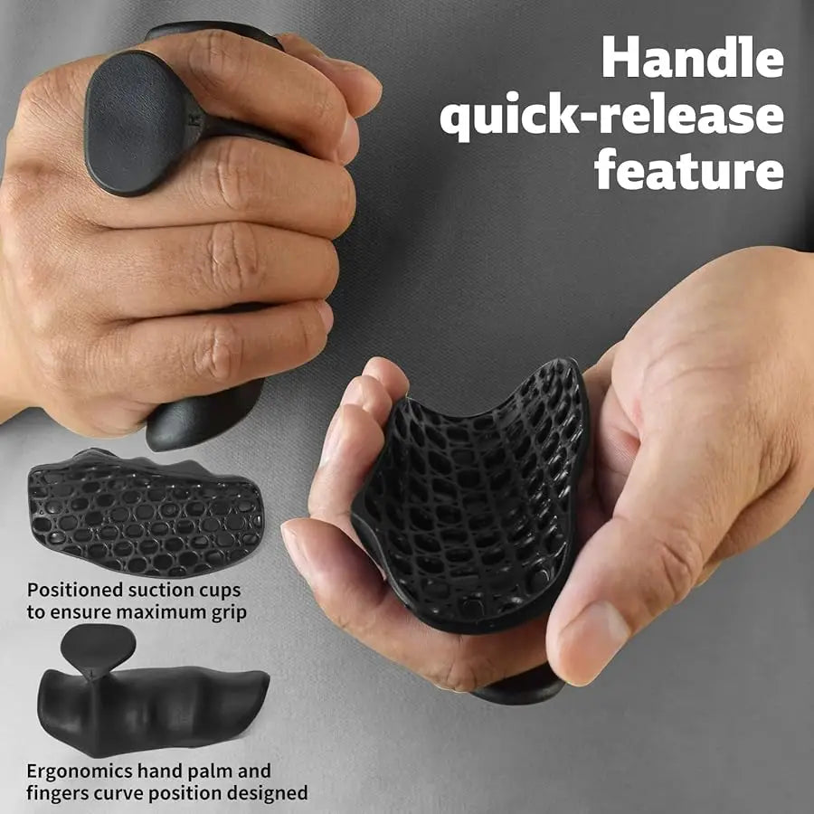 Gym Grips Fingerless Workout Gym Gloves Ergonomics Workout Grip Hand Protection Weight Lifting Grips Bodybuilding Gymnastics - Sun Studio