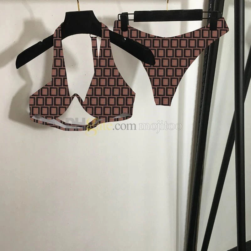 2025 Summer New Women's Slimming Swimsuit Sexy Beach Vacation Printed Strap Bikini - Sun Studio