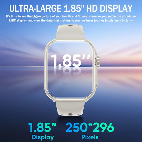 2025 New 1000mAh Battery Smart Watch For Men Women Bluetooth Call Heart Rate Monitor Watches IP68 Waterproof Sports Smartwatches - Sun Studio