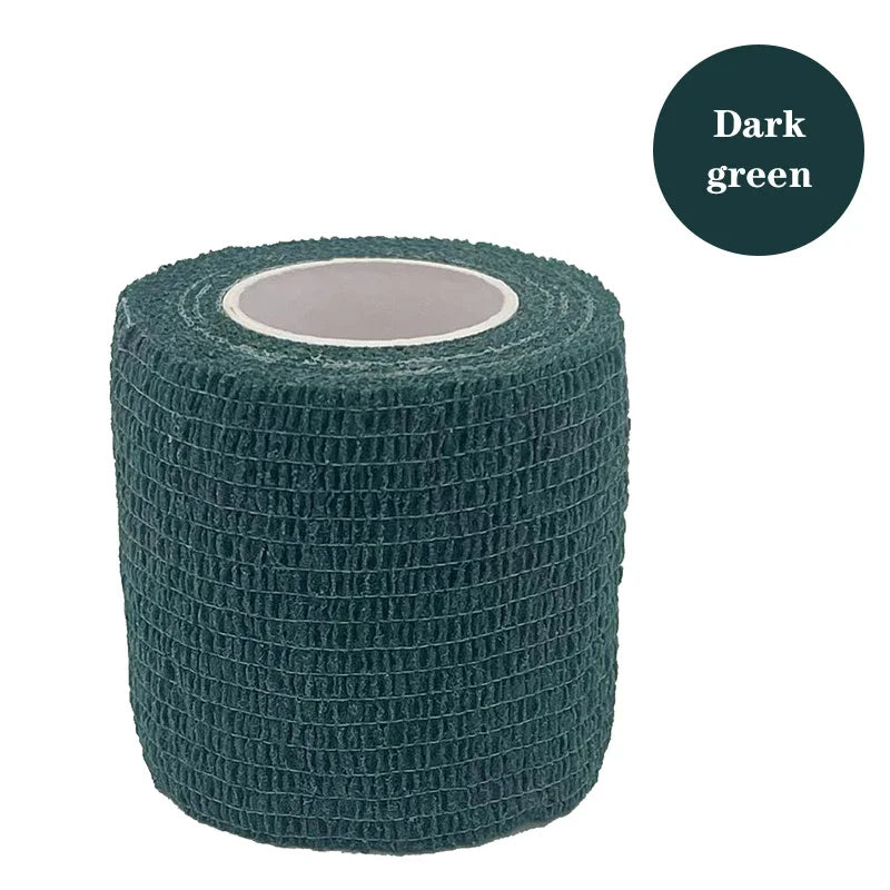 1/6pcs 5cmx4.8m Disposable Tattoo Bandage Sport Wrap Tape Self Adhesive Elastic Bandage Colors Tape Tattoo Accessories