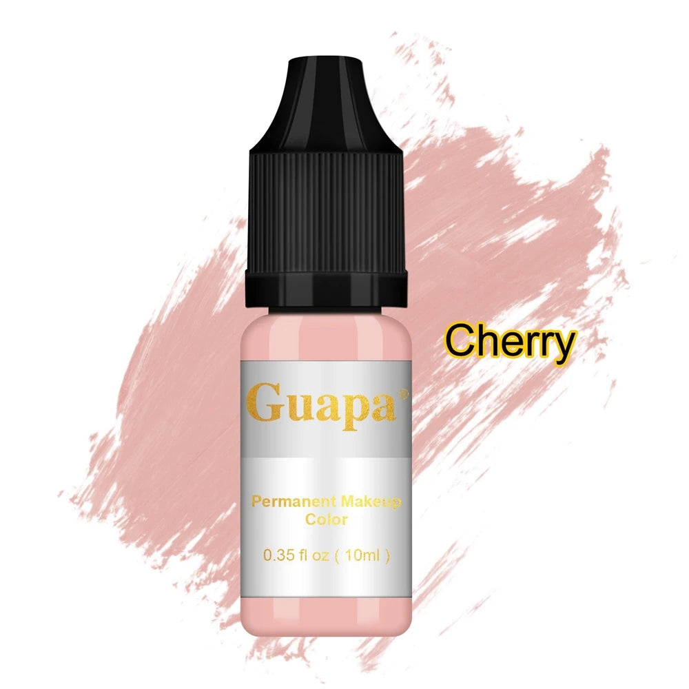 10ML Tattoo Ink Mikropigment Lippen Augenbrauen Permanente Makeup Pigment Tattoo Zubehör für Tattoo Augenbrauen Eyeliner Lippen