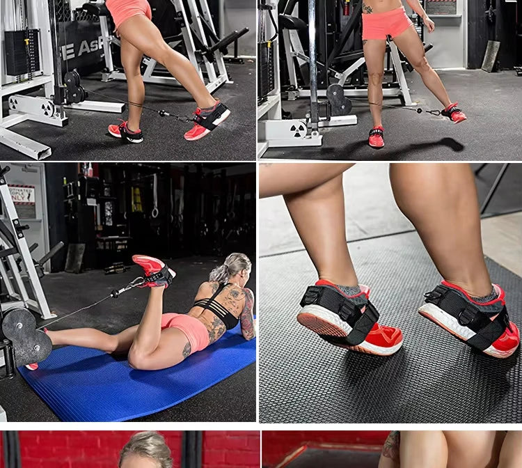 1 PC Ankle Straps gym Fitness Anklet Sports Anklet Foot Buckle Ankle Weights gym Ankle Shackles Bodybuilding Resistance Strap - Sun Studio