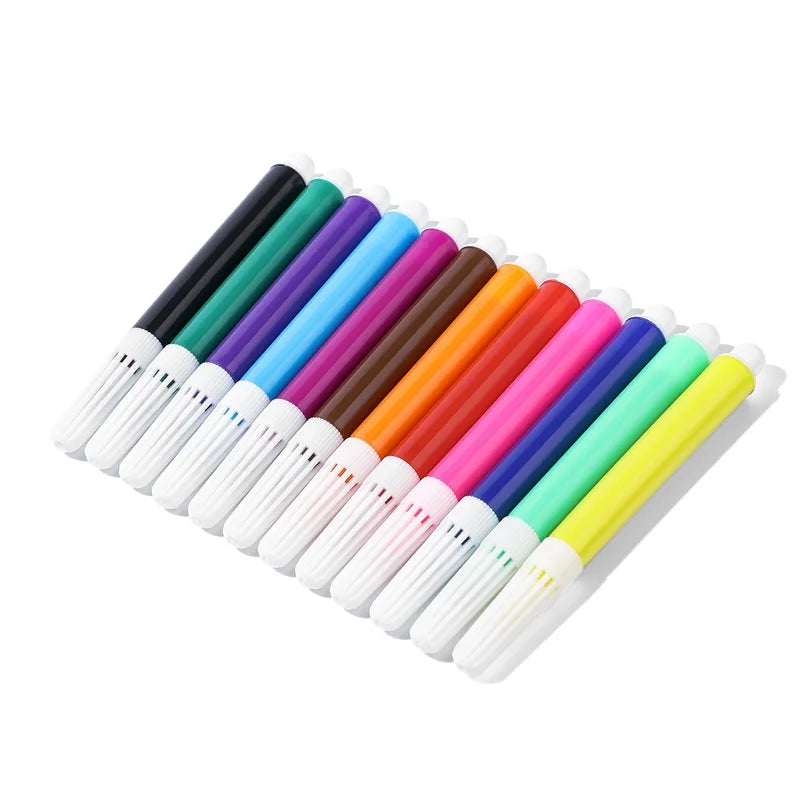 53pcs Multilayer Cartoon Art Pencil Set Kids Painting Set Hexagon Color Box Pencil Drawing Art Set - Sun Studio