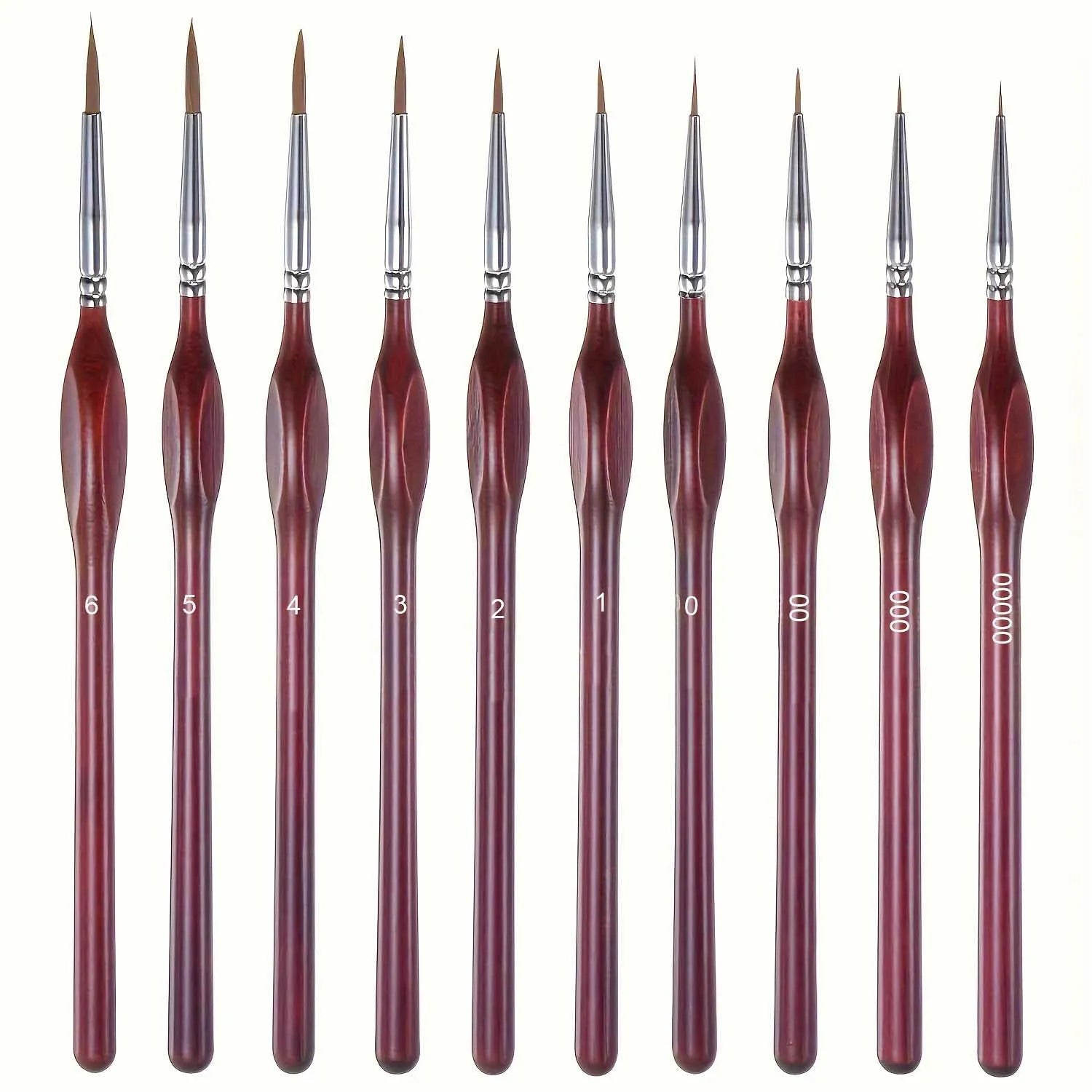 10/11/20/22Pcs Fine Detail Paint Brush Miniature Painting Brushes for Mini Paints Brush Set for Acrylic Watercolor Face Nail - Sun Studio