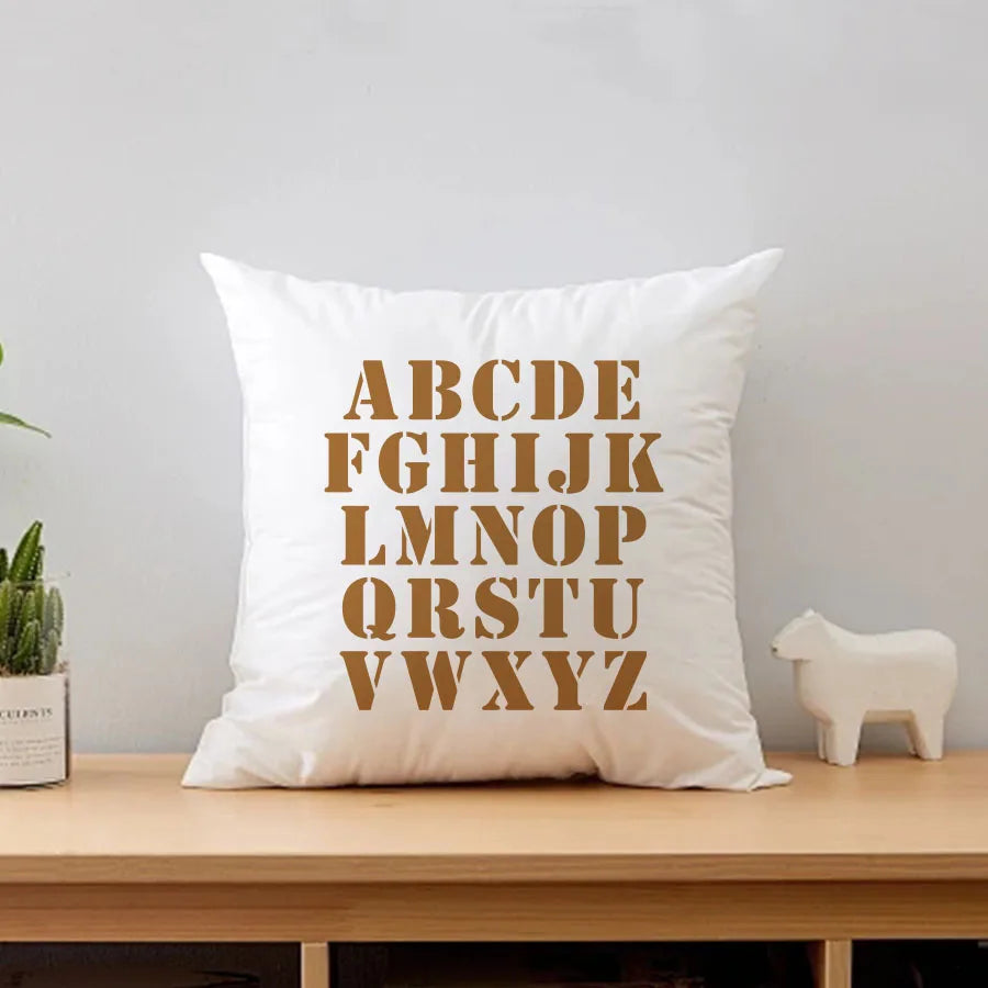 1PC 11.8inch A-Z Capital Letter Stencil Alphabet Template for Wall Painting Wood Signs Home Decor Fabric DIY Projects - Sun Studio
