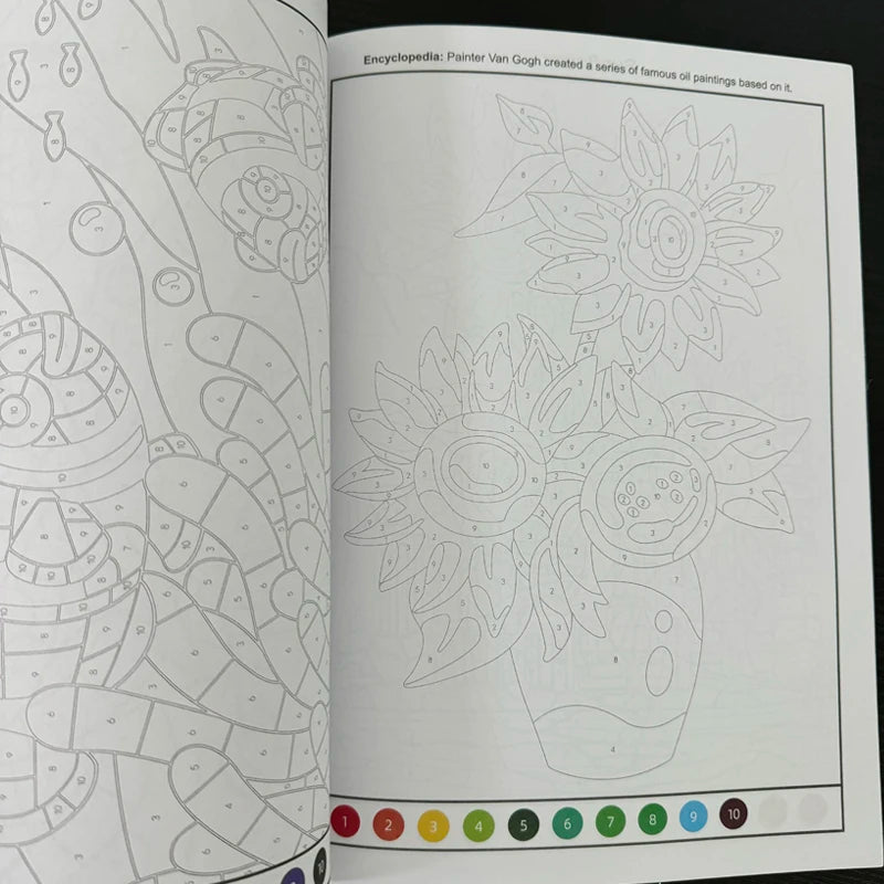 48 Pages Fun Coloring Activities Sketching Graffiti Beginners To Draw Containing Animals Flowers Castles Children Aged 3-8 - Sun Studio