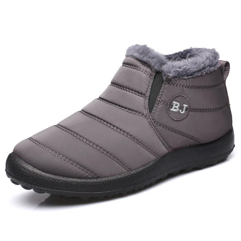Warm Men's Boots Snow Plus Size Winter Boots For Men Fur Shoes For Men Unisex Ankle Boots Waterproof Work Shoes Footwear - Sun Studio