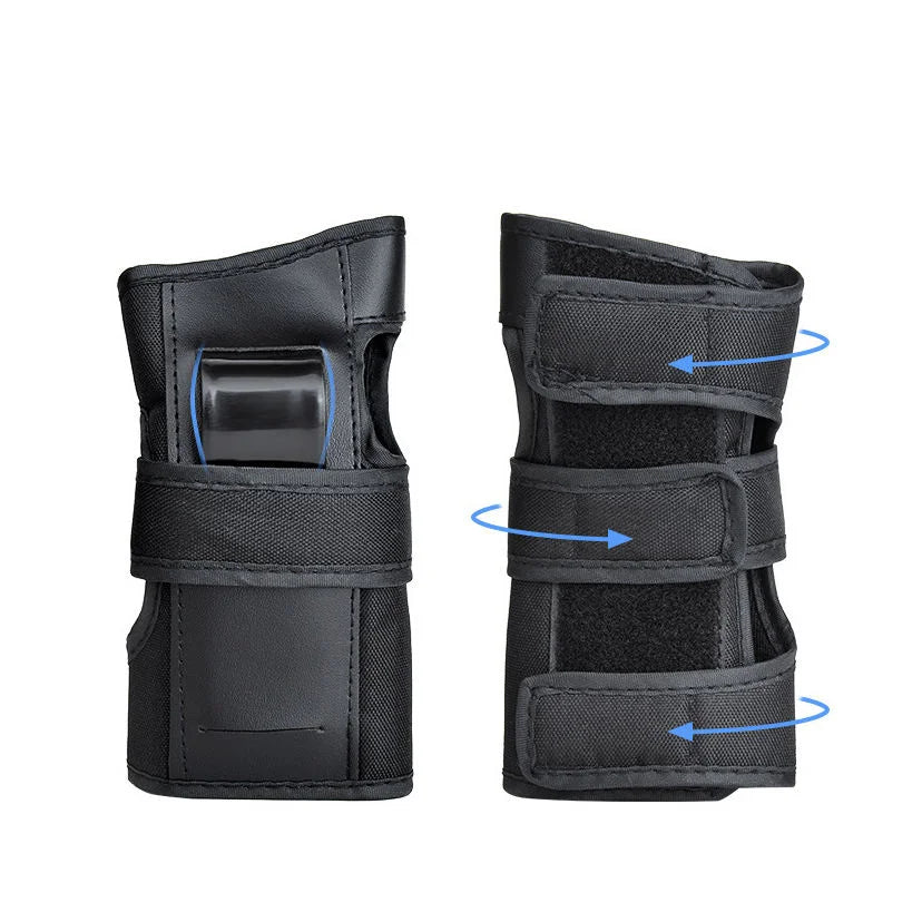 Papaison 6pcs Protective Gear Bike Skate Roller Scooter Riding Knee Pads Wrist Guard Elbow Pads Set PP Shell EVA Liner in Stock - Sun Studio