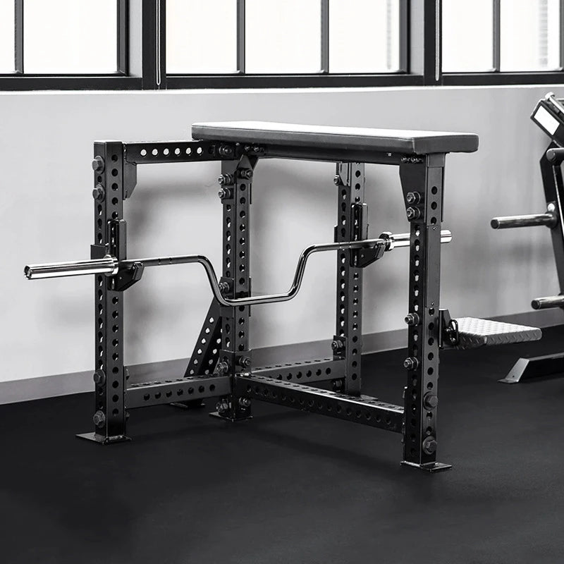 Fitness Equipment Strength Row Bench Arm Hard Pull Gym Trainer Rowing Benches Lying Barbell Row - Sun Studio