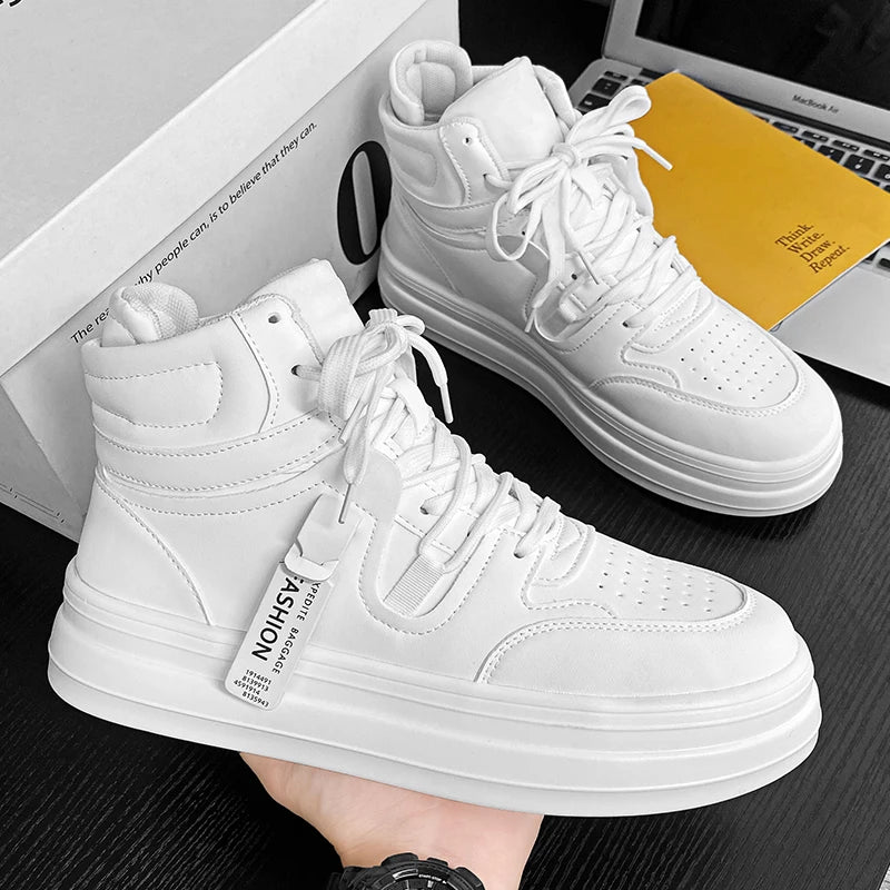 High-top classic casual sports shoes with durable soles and soft uppers, blending classic and fashionable styles. Ideal for hiki - Sun Studio