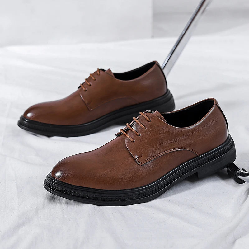 2024 Italian Dress Shoes Men Wedding Party Shoes High Quality Casual Loafer Male Designer Flat Shoes Zapatos Hombre Plus Size 47 - Sun Studio