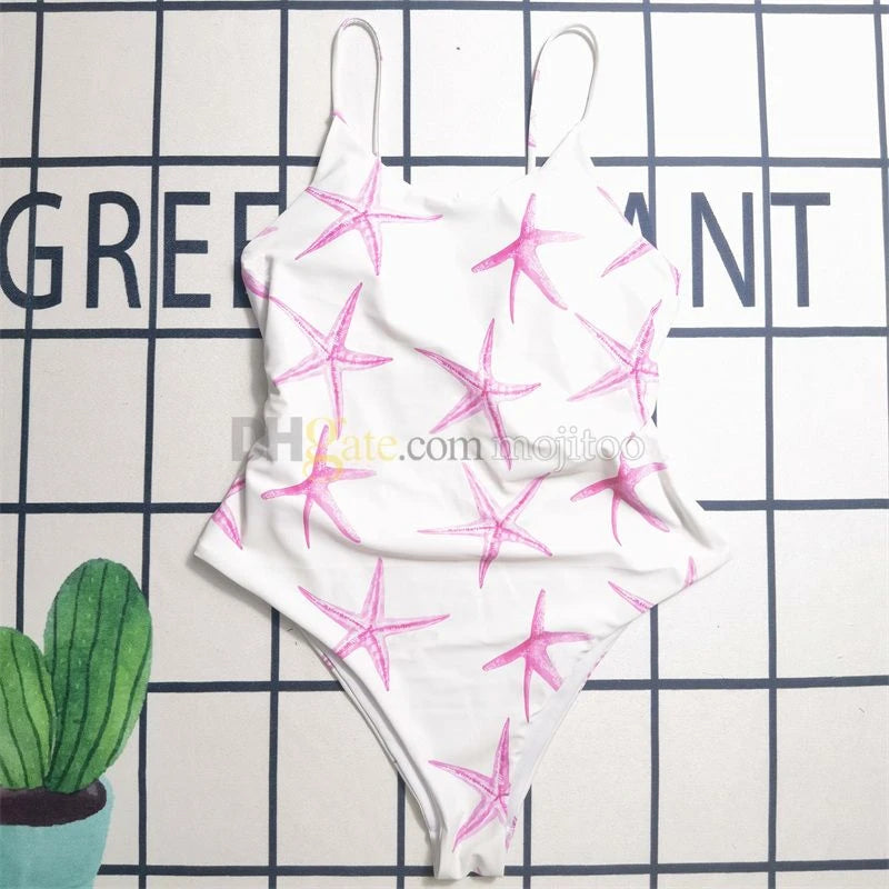 2025 Summer New Women's Slimming Swimsuit Sexy Beach Vacation Printed Strap Bikini - Sun Studio