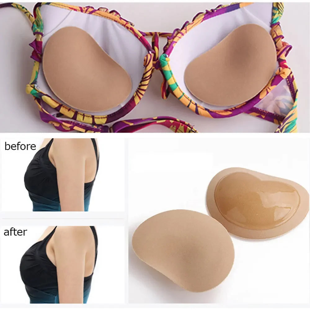 2023 Chest Pad Bikini Set Push Up Padded Bikinis Swimsuit Women Swimwear Women 2022 Thicker Breathable Sponge Bra Pad - Sun Studio