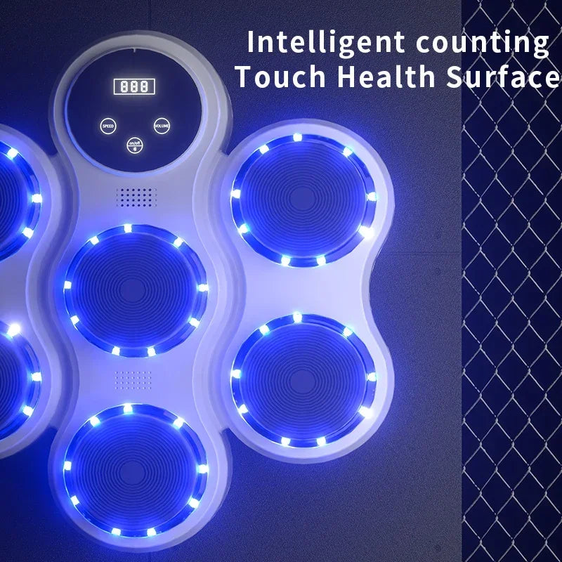 New Smart Music Boxing Machine Adult/Children Sports Fitness Boxing Trainer Home Exercise Response Training Boxing Wall Target - Sun Studio