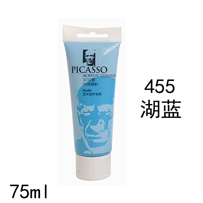75ml Acrylic Paint Non Toxic Non Fading,Rich Pigments for Painters, Adults for Canvas Wood Clay Fabric Ceramic Craft Supplies