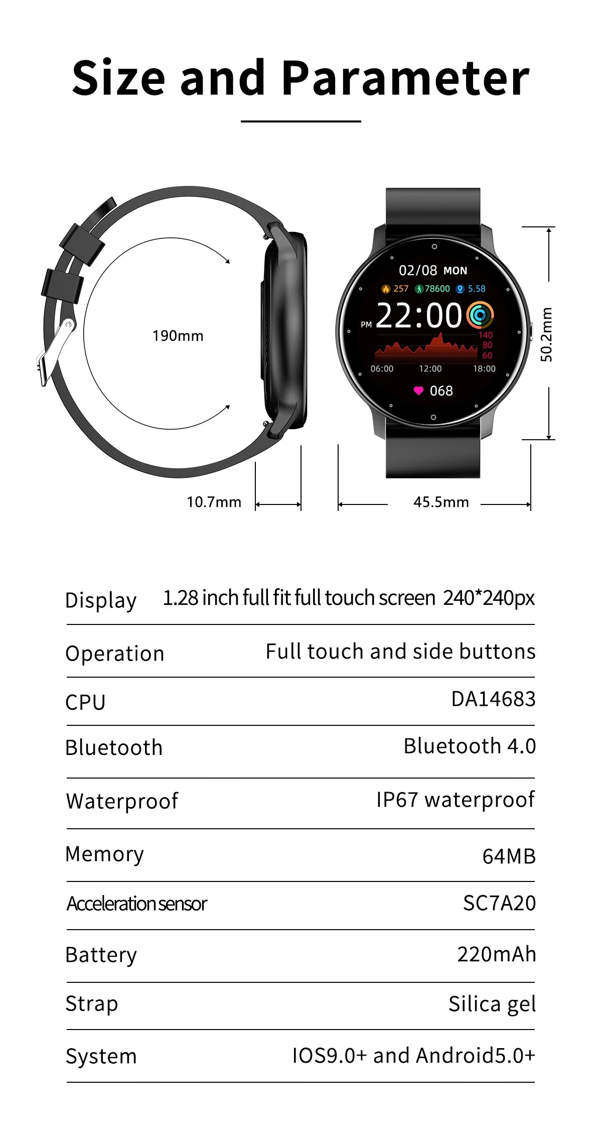 LIGE New Smart Watch Men Sports Fitness Watches Heart Rate Full Touch Screen Bluetooth Call 2026 New Ultra Light Smartwatch Men - Sun Studio