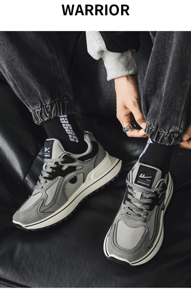 Comfortable And Breathable Sports Shoes For Men's New Spring And Autumn Style Ins Trendy Leisure Hong Kong Style Running Travel - Sun Studio