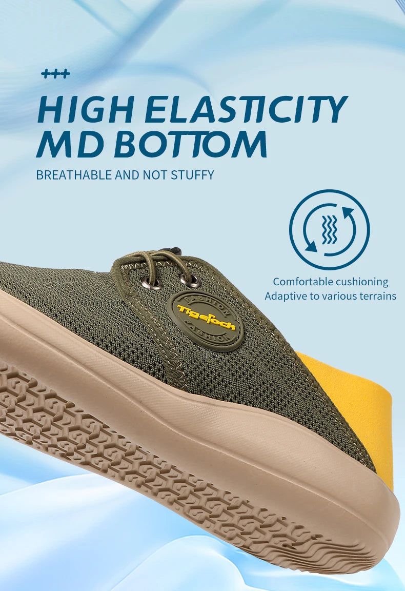 Hot Summer Mesh Men's Shoes Fashion Breathable Men Casual Shoes Handmade Flat Wading Shoes Outdoor Men Sneakers Big Size 38-46 - Sun Studio