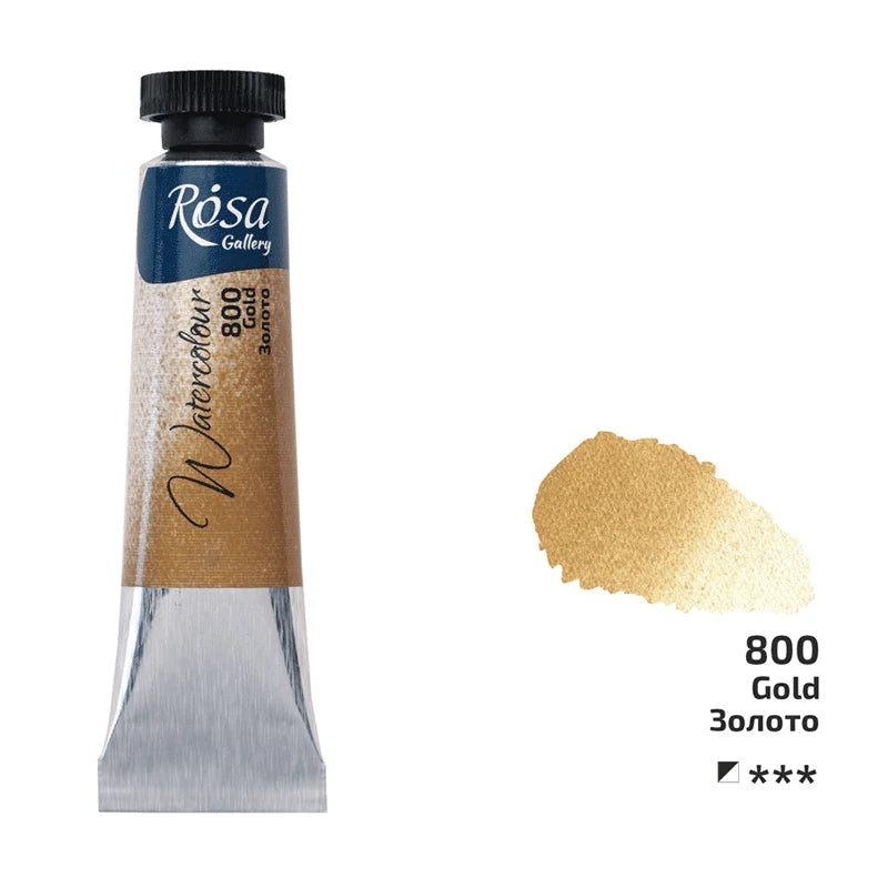 ROSA New 10 Color Precipitated Watercolor Pigments 10ml Tube Master Watercolor Paint Student Artist Painting Supplies - Sun Studio