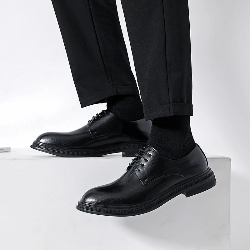 2024 Italian Dress Shoes Men Wedding Party Shoes High Quality Casual Loafer Male Designer Flat Shoes Zapatos Hombre Plus Size 47 - Sun Studio