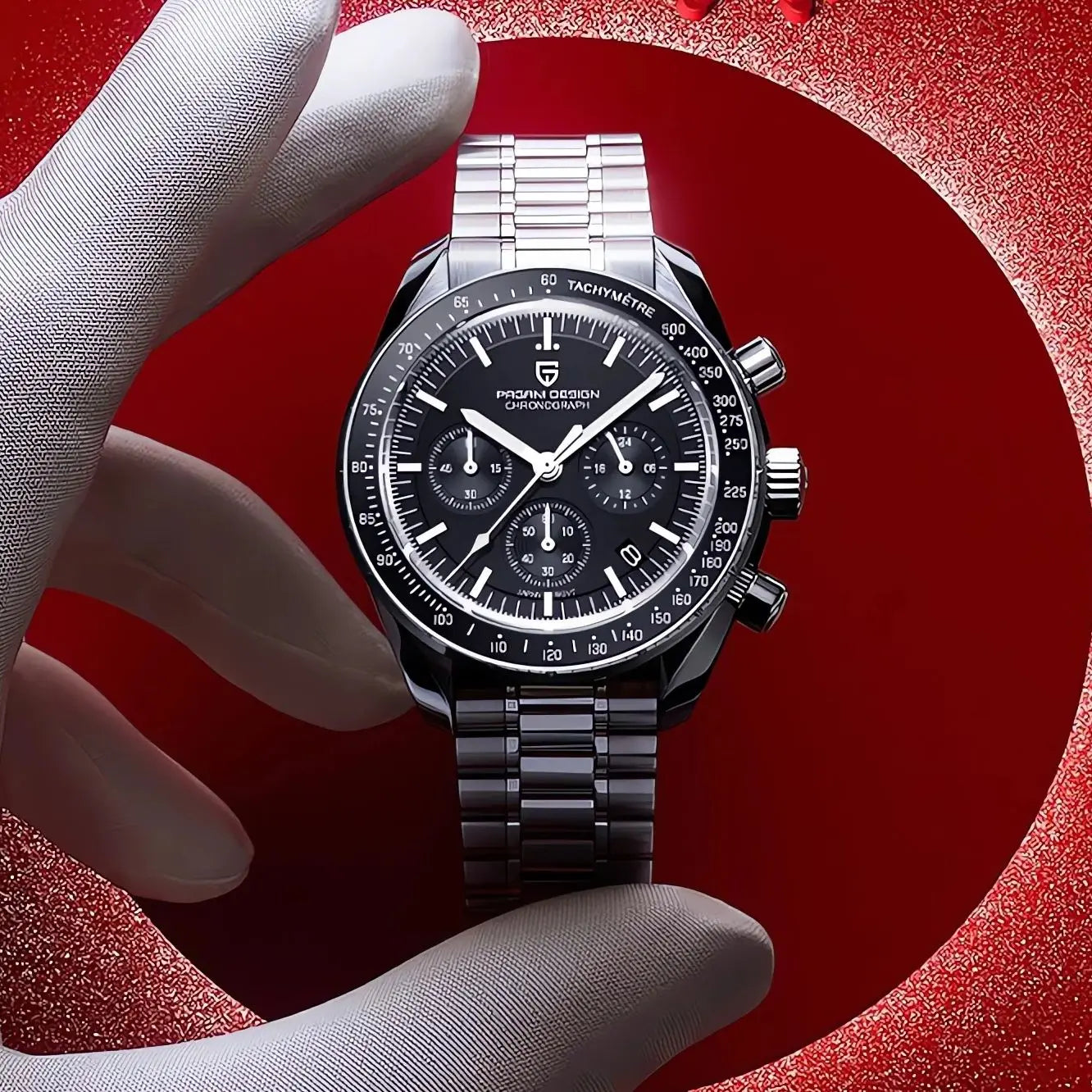 PAGANI DESIGN Moon Watches Men Quartz Watch For Men Auto Date Speed Sport Chronograph AR Sapphire Mirror Wrist watch 2025 New - Sun Studio