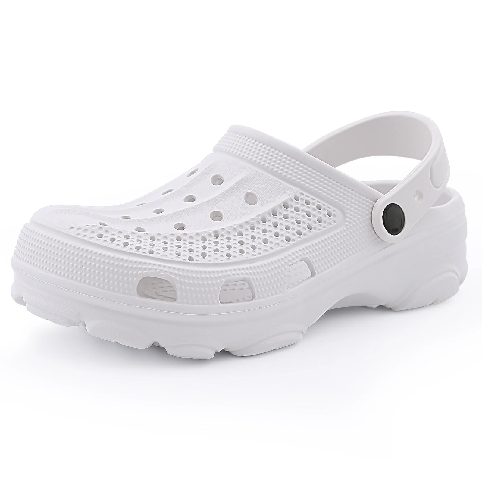 Eyriphy Men Slippers Garden Shoes Breathable Hole Slippers Outdoor Fishing Shoes Non-Slips Kitchen Slippers EVA Sole Men Sandals - Sun Studio