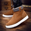 Men Boots 2026 Winter Thick Warm Casual Shoes for Men High Quality Snow Boots High-top Vulcanized Shoes with Fur Cotton Shoes - Sun Studio