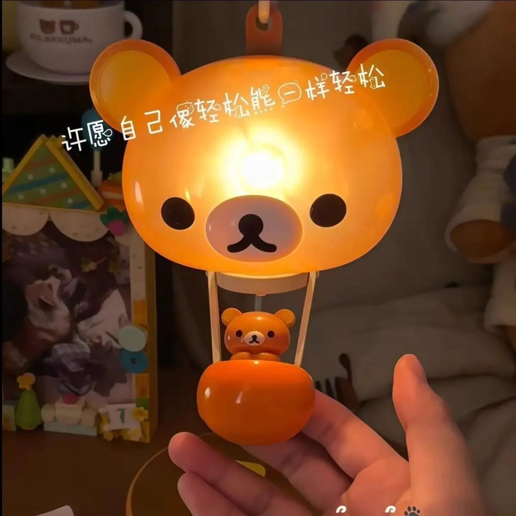 Rilakkuma Balloon Light Cute Sanx Forest Decorative Balloon Lamp Cartoon Night Light Relaxing Bear Theme Creative Home Decor - Sun Studio