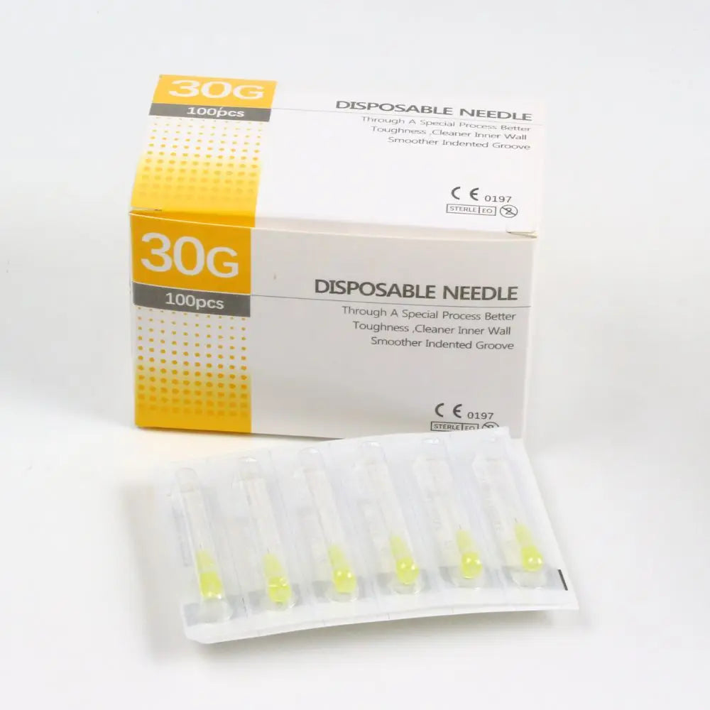 100pcs/box 30G 4mm 13mm Disposable Needle Small Painless Tattoo Needle Injection Needle surgical tool - Sun Studio