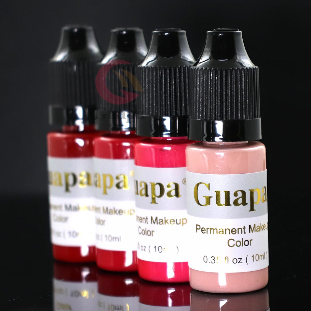 10ML Tattoo Ink Micro pigment Lip Eyebrow Permanent Makeup Pigment Tattoo Supplies for Tattoo Eyebrow Eyeliner Lip - Sun Studio