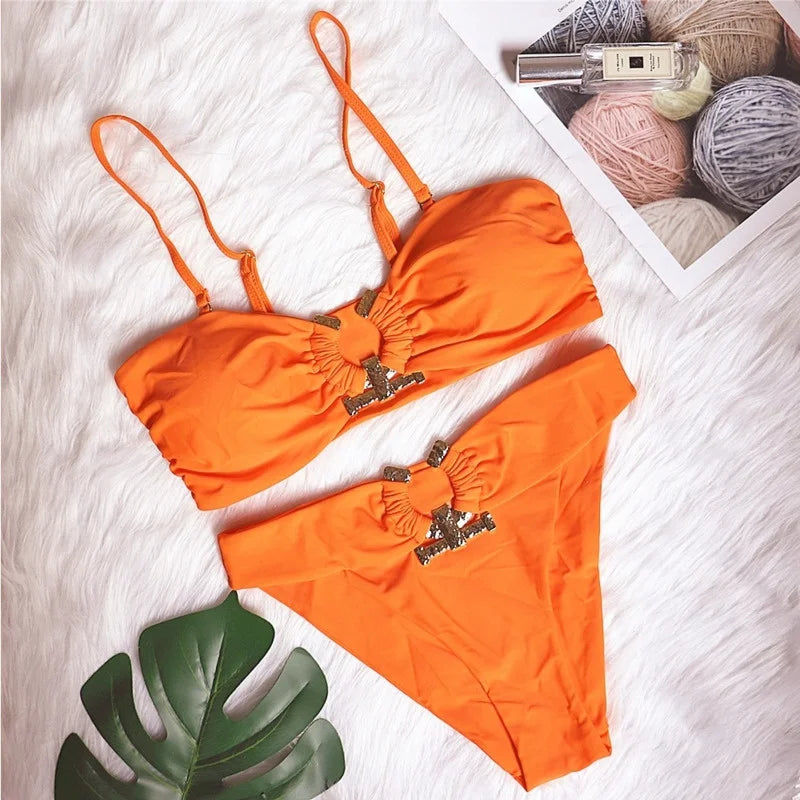 Pink Sexy Bikinis 2026 Women's Swimwear Female Swimsuit Swim Wear Bathing Suits Brazilian Girls Bikini Set Beachwear Pool Bather - Sun Studio