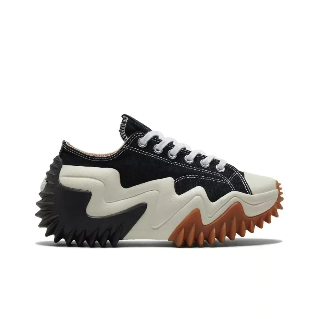 Converse Run Star Motion Future Radio Wave Thick-soled Height-enhancing Platform Shoes for Men and Women High-top Canvas Shoes - Sun Studio