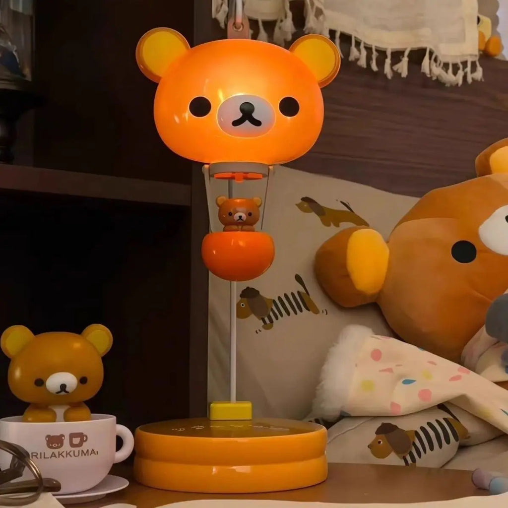 Rilakkuma Balloon Light Cute Sanx Forest Decorative Balloon Lamp Cartoon Night Light Relaxing Bear Theme Creative Home Decor - Sun Studio