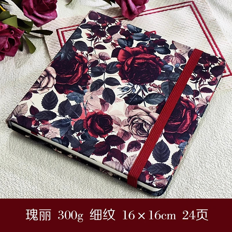 POTENTATE 100% Cotton Watercolor Book Square Sketchbook 300g Art Drawing Sketch Pad potentate бумага акварели