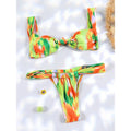 Tie Dye Bikinis Print Swimwear Swimsuit Women Sexy Bathing Suit Bandage Biquini 2-Pieces Beachwear 2024 Summer - Sun Studio