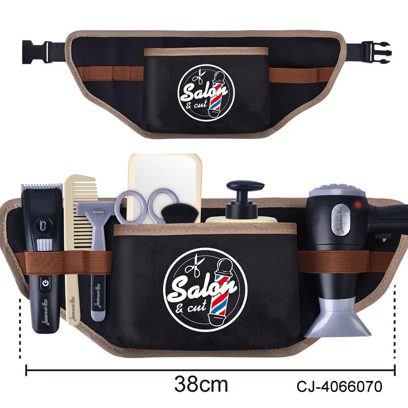Kids Hair Styling Toys Pretend Hair Salon Shaving Set Fashion Makeup Set Toy For Birthday Party Dress up Game Gift - Sun Studio