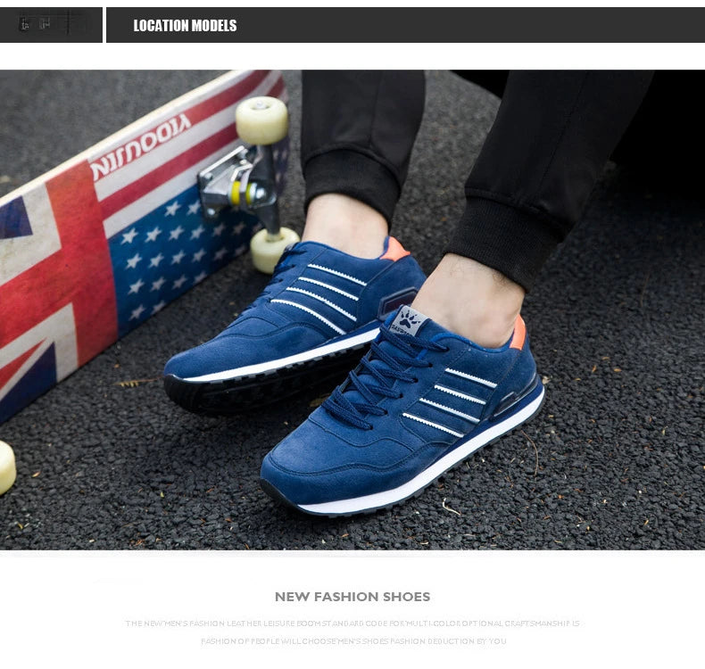 Brand Sneakers Men Outdoor Running Shoes High Quality Lace-Up Men Casual Shoes Fashion Comfortable Walking Shoes Tenis Hombres - Sun Studio