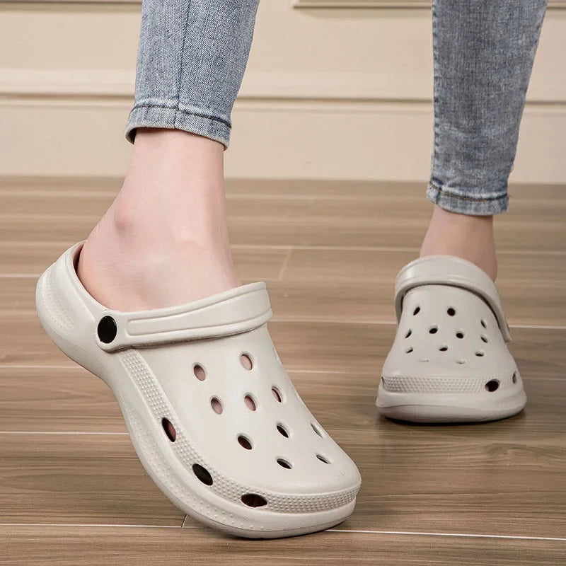 2026Summer Men Clogs Sandals Men's and Women's Leisure Slippers Beach Slides Home Garden Shoes Outdoor Sandals Plus Size46 47 48 - Sun Studio